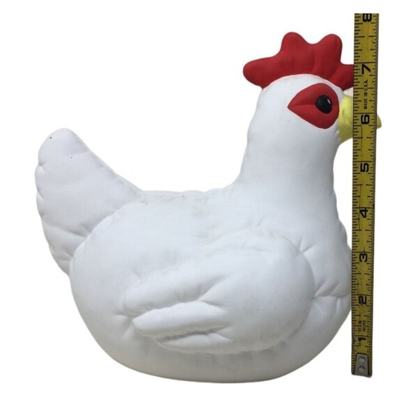 Vintage Handmade Decorative Ceramic Rooster/Chicken- Kimple Mold Corp. 1985 - Picture 6 of 8